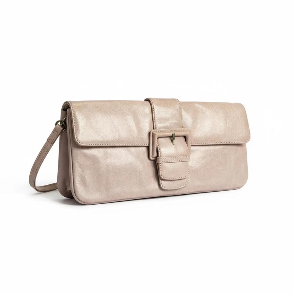 Hobo Blush Pink Leather Wristlet – Minimalist Luxe Day-to-Night Clutch Wristlet